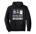 Nothing Beats Reading Rock Paper Hoodie - Aesthetic Graphic Men Women - T-Shirt, Sweatshirt, Hoodie