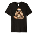 Happy Sloth Breath Mindfulness T-Shirt - Graphic Print Men Women - T-Shirt, Sweatshirt, Hoodie