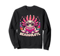 Readsolotl Axolotl Book Reading Sweatshirt - Streetwear Style for Adults - T-Shirt, Sweatshirt, Hoodie