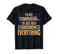 Overthinking Not Ignoring Ideal T-Shirt - Trendy Graphic Unisex - T-Shirt, Sweatshirt, Hoodie