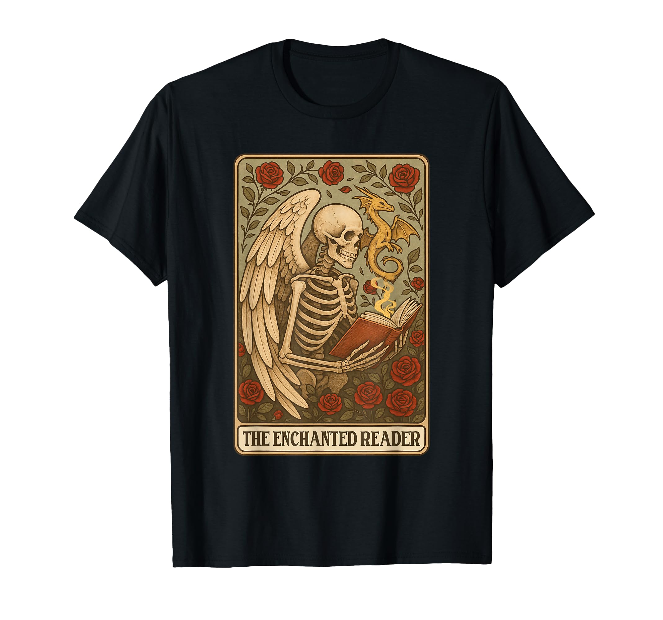 Reading Book Lover Bookish Enchanted Reader T-Shirt - Graphic Print Unisex - T-Shirt, Sweatshirt, Hoodie