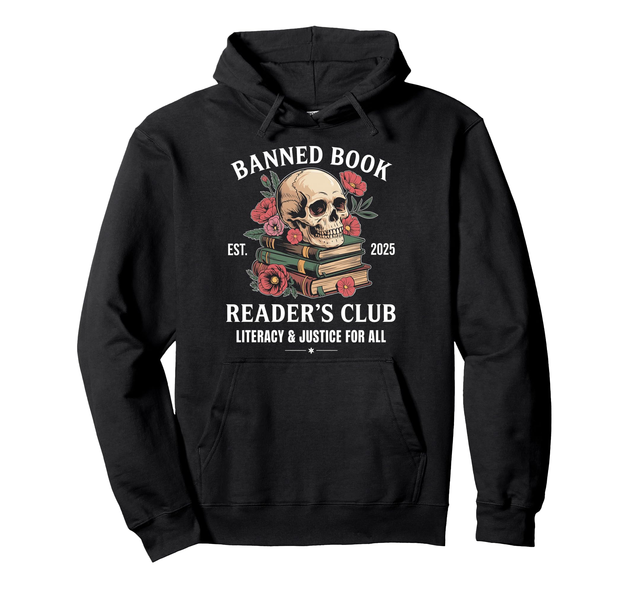 Banned Book Readers Club Literacy And Hoodie - Aesthetic Graphic Men Women - T-Shirt, Sweatshirt, Hoodie