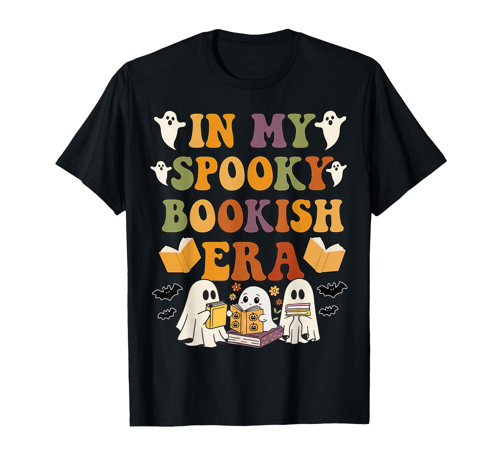 My Spooky Bookish Era Halloween Book Lover T-Shirt - Novelty Apparel Unisex - T-Shirt, Sweatshirt, Hoodie