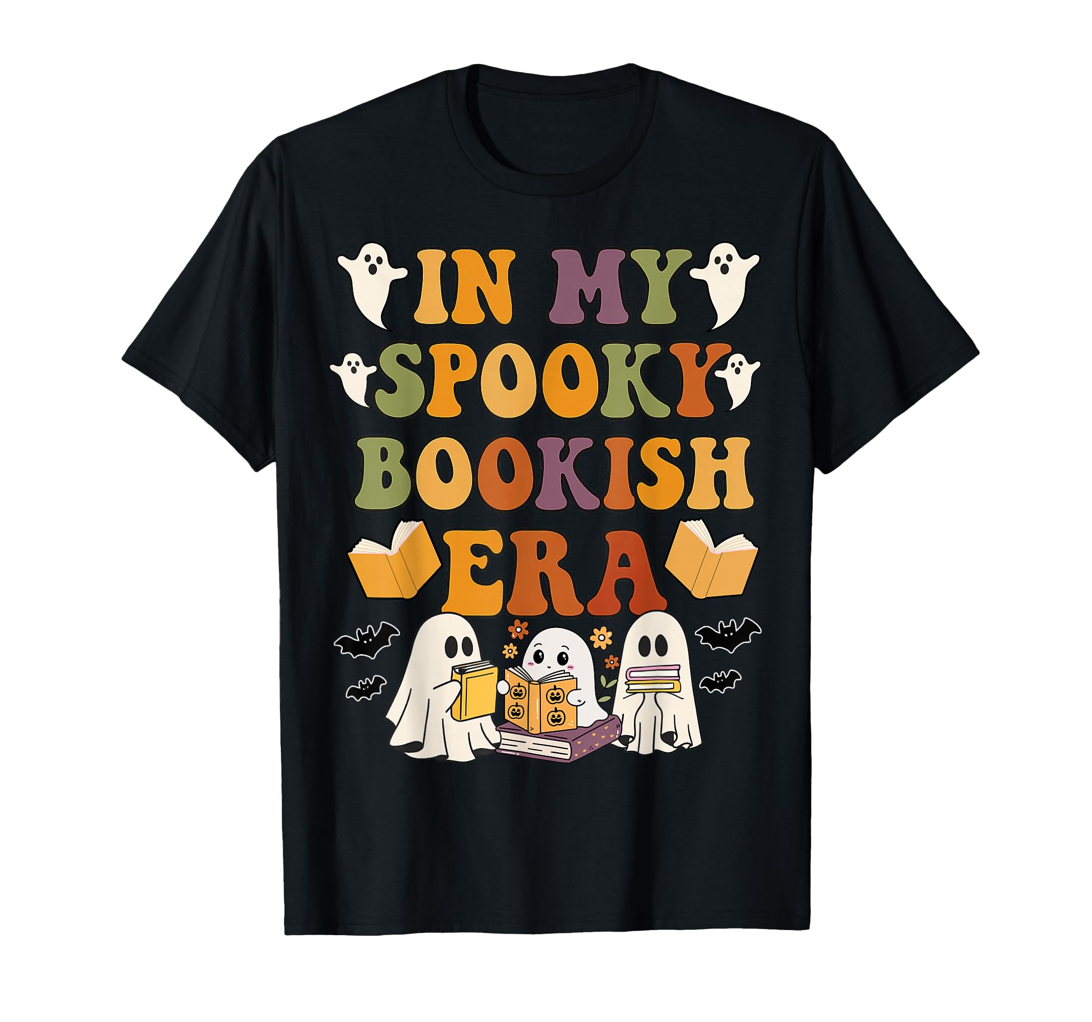 My Spooky Bookish Era Halloween Book Lover T-Shirt - Novelty Apparel Unisex - T-Shirt, Sweatshirt, Hoodie