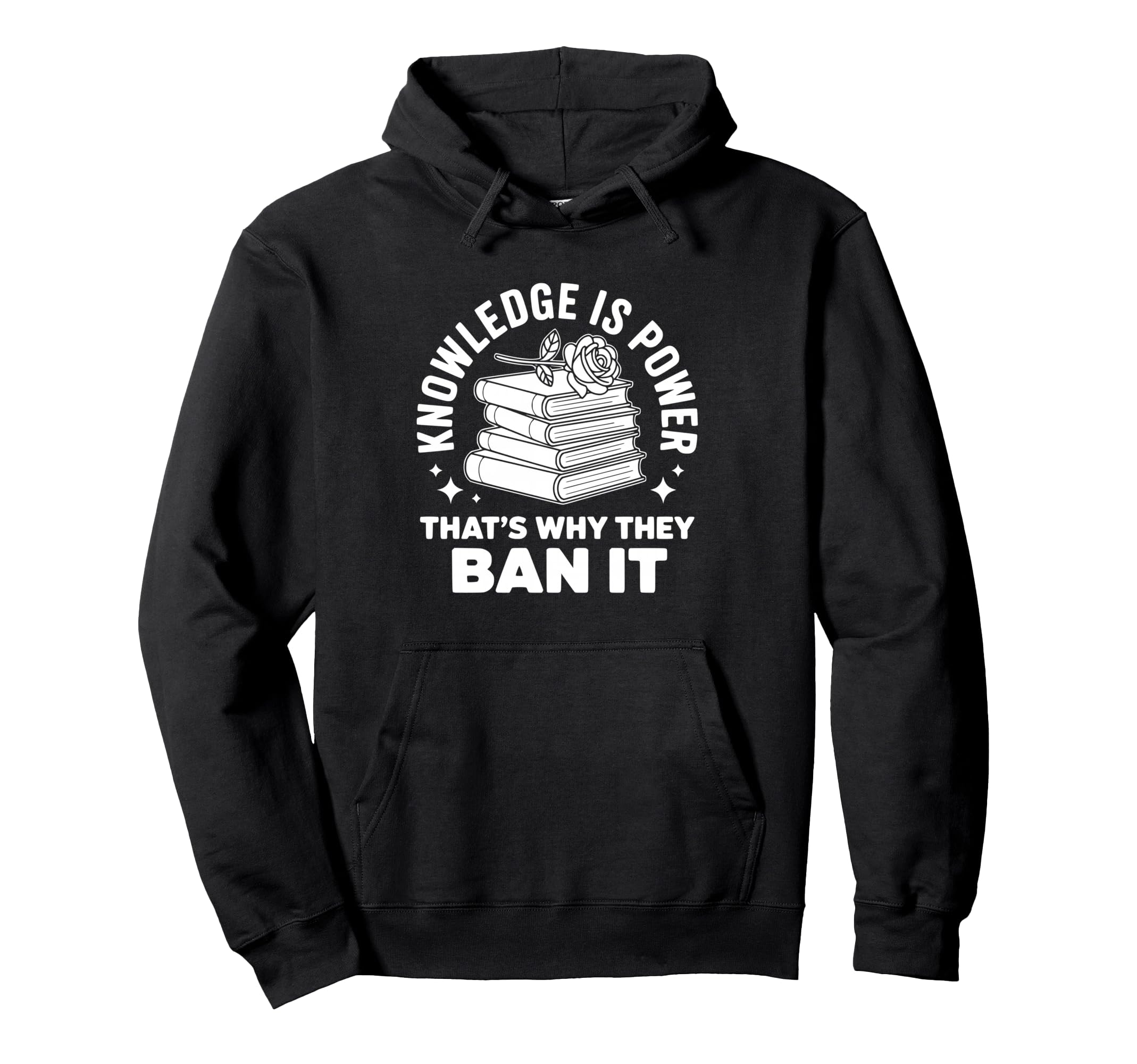 Knowledge Is Power Book Club Librarian Read Hoodie - Trendy Graphic Unisex - T-Shirt, Sweatshirt, Hoodie