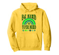 Be Kind To Your Mind Groovy Rainbow Hoodie - Minimalist Print Unisex - T-Shirt, Sweatshirt, Hoodie