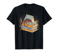 Cozy Book Dragon Candle And Lavender T-Shirt - Fun Novelty Design Unisex - T-Shirt, Sweatshirt, Hoodie