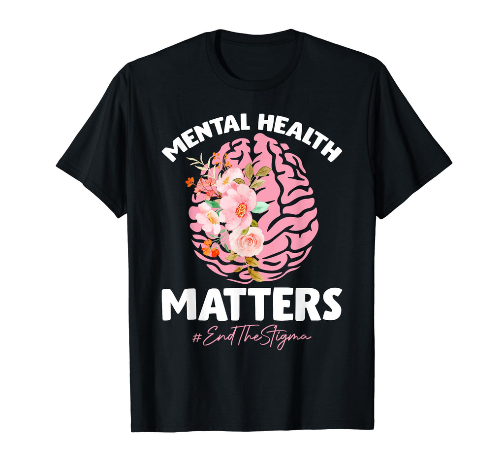 Mental Health Matters Mental Awareness T-Shirt - Trendy Graphic for Adults - T-Shirt, Sweatshirt, Hoodie