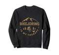 Bikejoring Is My Therapy Bikejoring Sweatshirt - Aesthetic Graphic Unisex - T-Shirt, Sweatshirt, Hoodie
