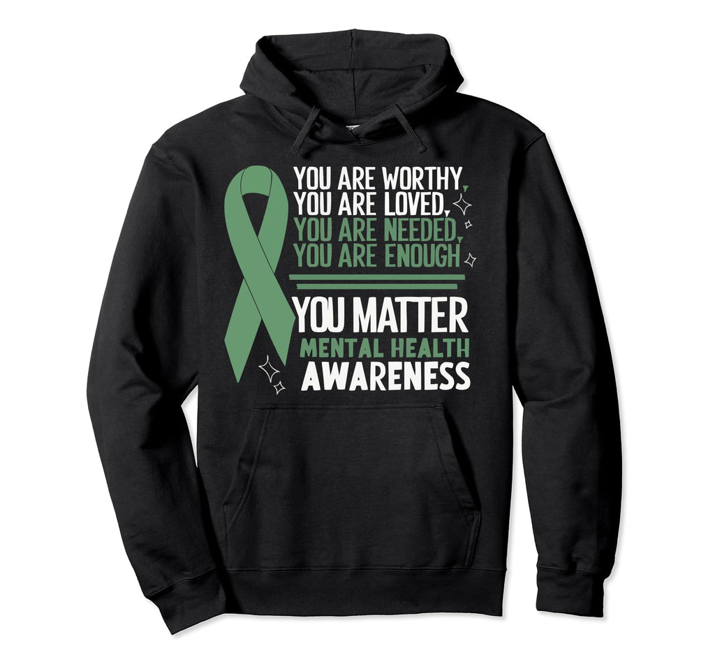 Suicide Awareness Depression Hoodie - Casual Everyday Wear Men Women - T-Shirt, Sweatshirt, Hoodie