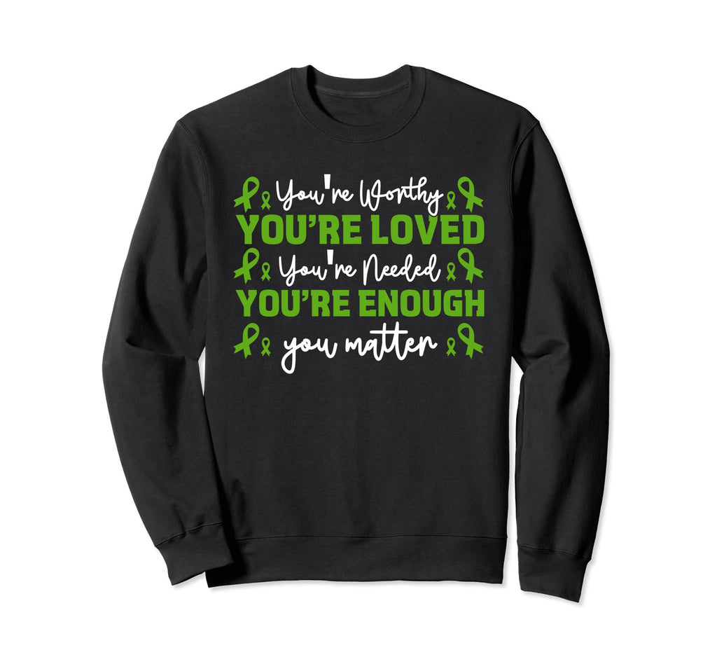 Mental Health Matters End Stigma Sweatshirt - Novelty Apparel for Adults - T-Shirt, Sweatshirt, Hoodie