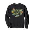 Insect Antisocial Butterfly Sweatshirt - Fun Novelty Design for Adults - T-Shirt, Sweatshirt, Hoodie