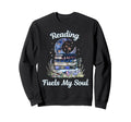 Reading Fuels My Soul Inspirational Sweatshirt - Trendy Graphic for Adults - T-Shirt, Sweatshirt, Hoodie