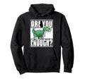 Are You Brave Enough Face Hoodie - Novelty Apparel for Adults - T-Shirt, Sweatshirt, Hoodie
