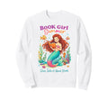 Book Lover Bookish Mermaid Reading Sweatshirt - Fun Novelty Design Unisex - T-Shirt, Sweatshirt, Hoodie