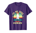 Funny Dog Lovers Im My Dogs Support T-Shirt - Aesthetic Graphic for Adults - T-Shirt, Sweatshirt, Hoodie