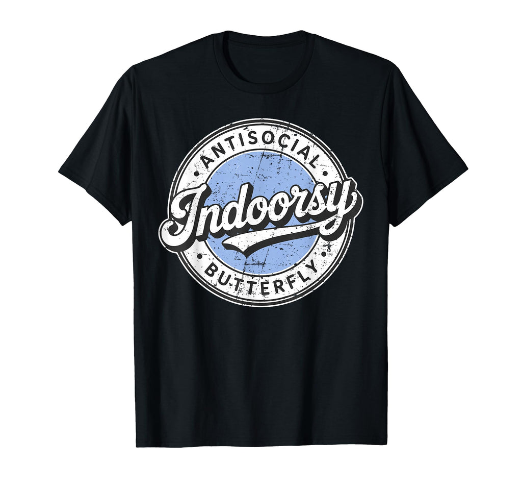 Badge Introvert Indoorsy T-Shirt - Casual Everyday Wear for Adults - T-Shirt, Sweatshirt, Hoodie