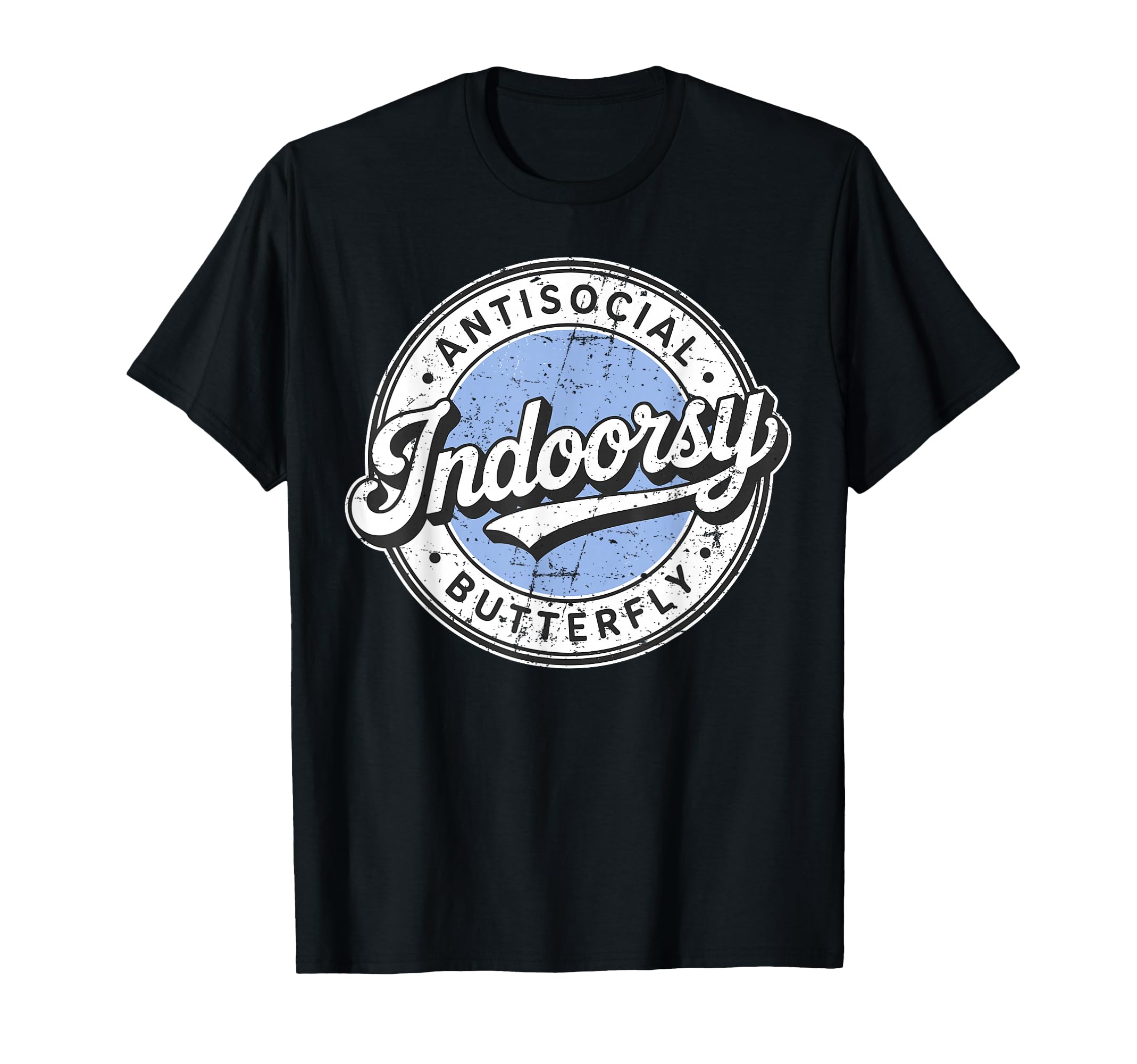 Badge Introvert Indoorsy T-Shirt - Casual Everyday Wear for Adults - T-Shirt, Sweatshirt, Hoodie