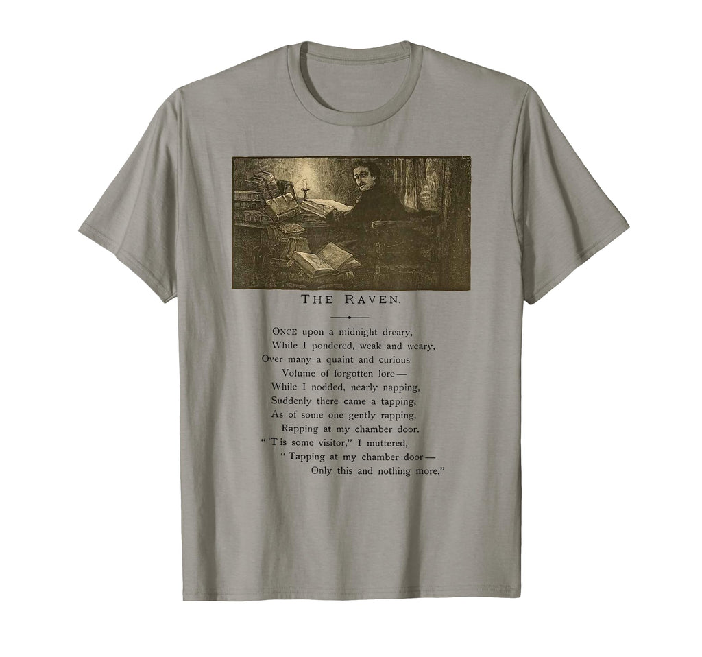 Raven Midnight Dreary Nevermore T-Shirt - Trendy Graphic for Adults - T-Shirt, Sweatshirt, Hoodie