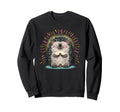 Meditating Hedgehog Zen Vibes Sweatshirt - Fun Novelty Design Men Women - T-Shirt, Sweatshirt, Hoodie