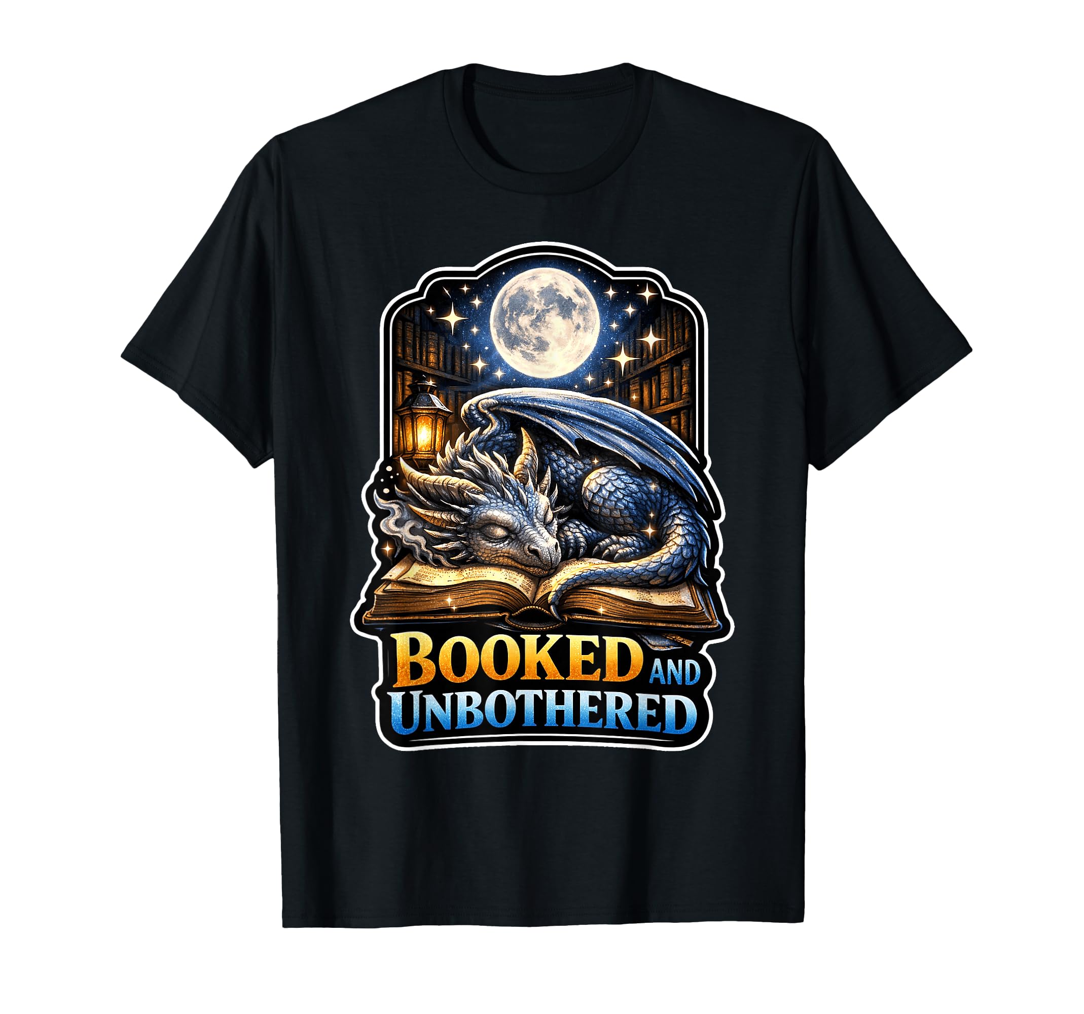 Booked And Unbothered Fantasy Reader T-Shirt - Minimalist Print Men Women - T-Shirt, Sweatshirt, Hoodie