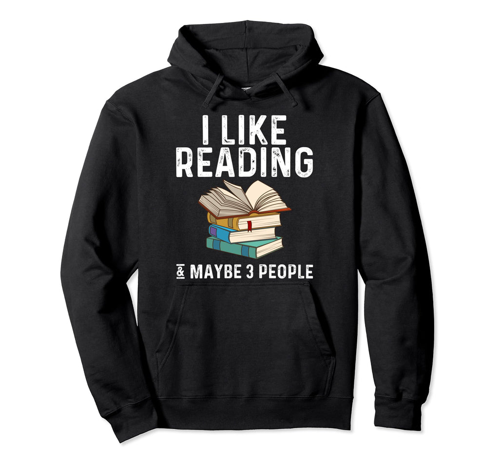 Funny Book Lover Designs Librarian Hoodie - Custom Art Print Unisex - T-Shirt, Sweatshirt, Hoodie