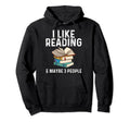 Funny Book Lover Designs Librarian Hoodie - Custom Art Print Unisex - T-Shirt, Sweatshirt, Hoodie