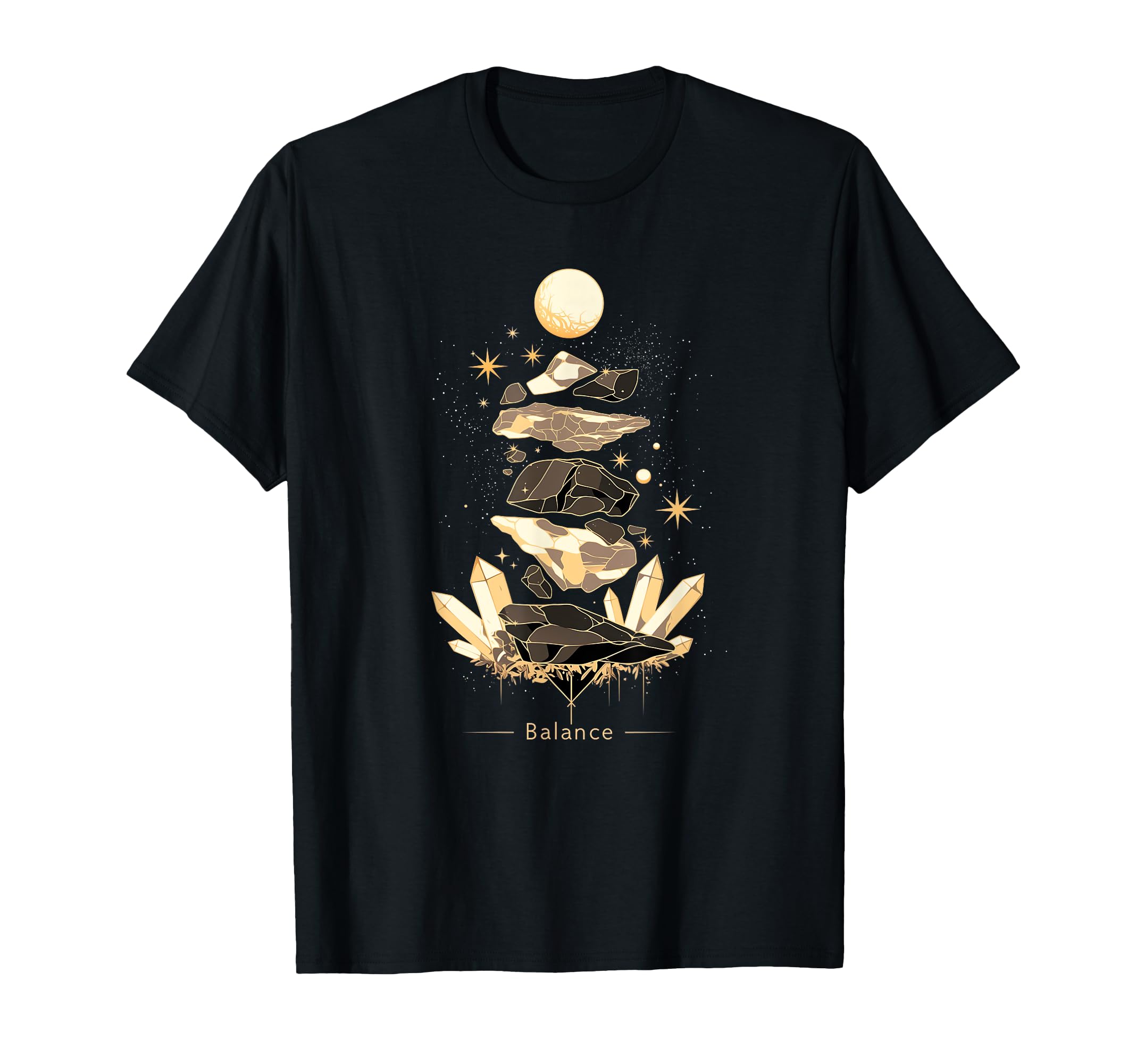 Zen Balancing Stones Art T-Shirt - Fun Novelty Design Men Women - T-Shirt, Sweatshirt, Hoodie