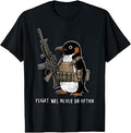 Flight was Never an Option Tactical Penguin Funny Bird Meme T-Shirt Unisex T-shirt, Sweatshirt, Hoodie, Long Sleeve Tee - T-Shirt, Sweatshirt, Hoodie