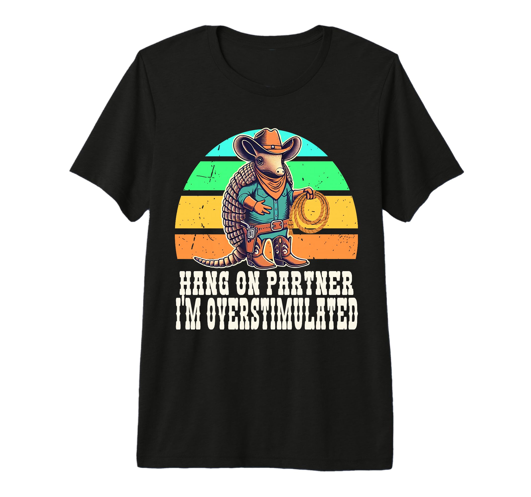 Overstimulated Hang Partner Autism T-Shirt - Aesthetic Graphic for Adults - T-Shirt, Sweatshirt, Hoodie