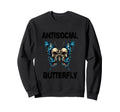Antisocial Butterfly Gift Sweatshirt - Aesthetic Graphic for Adults - T-Shirt, Sweatshirt, Hoodie