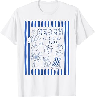 Beach Crew 2026 Summer Seashell Ocean Lover Hawaii Vacation T-Shirt Unisex T-shirt, Sweatshirt, Hoodie, Long Sleeve Tee - T-Shirt, Sweatshirt, Hoodie
