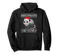 Overstimulated But Festive Opossum Ugly Hoodie - Novelty Apparel Unisex - T-Shirt, Sweatshirt, Hoodie