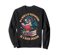 World Bookworms Be Book Dragon Sweatshirt - Custom Art Print Men Women - T-Shirt, Sweatshirt, Hoodie