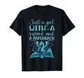 Just Sword And Paperback Fantasy Book T-Shirt - Trendy Graphic Men Women - T-Shirt, Sweatshirt, Hoodie