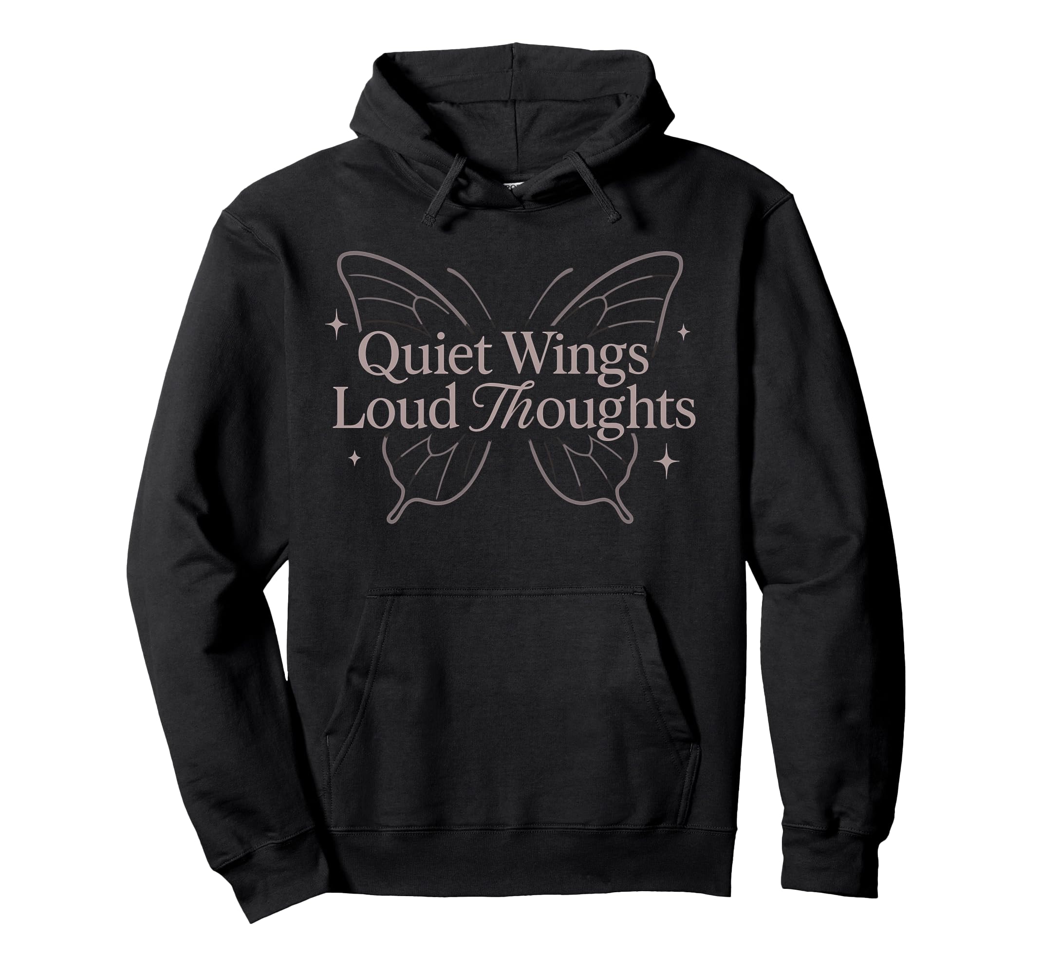 Anti Social Butterfly Introvert Meme Hoodie - Aesthetic Graphic Men Women - T-Shirt, Sweatshirt, Hoodie