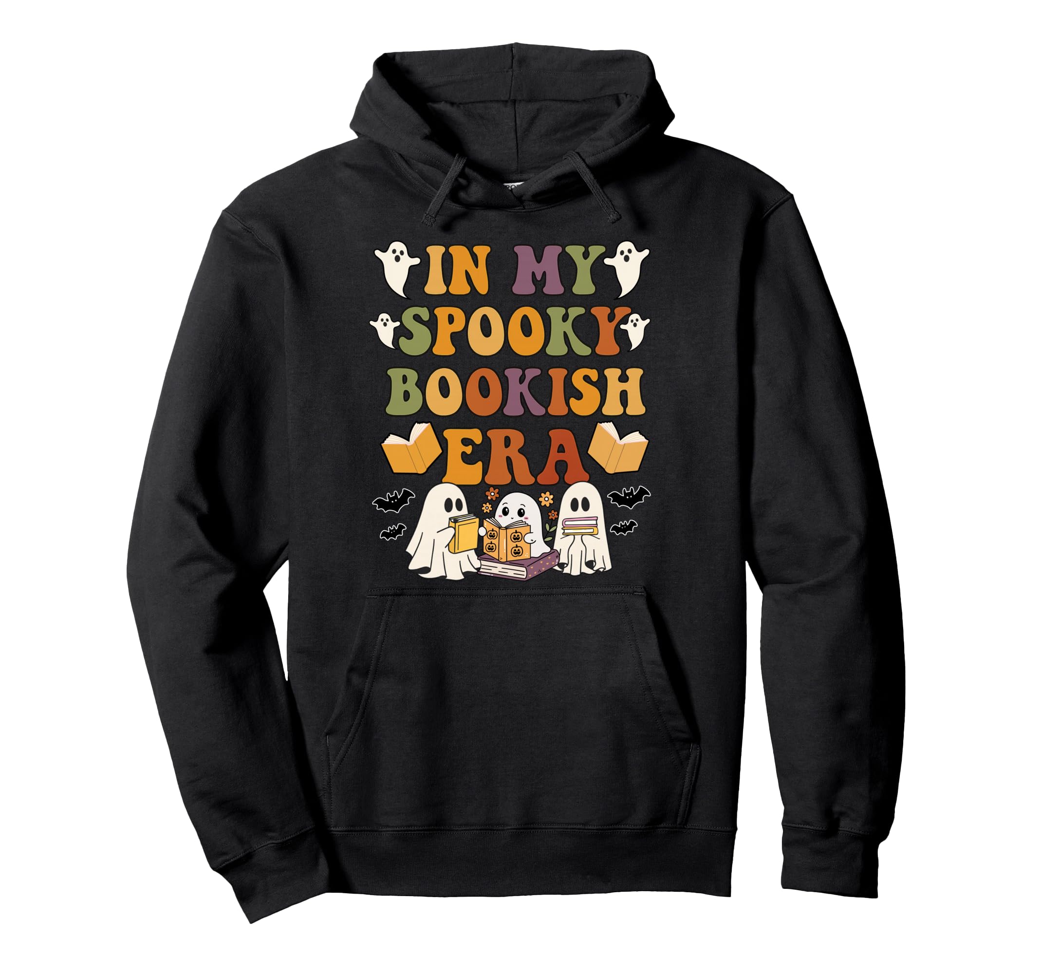 My Spooky Bookish Era Halloween Book Lover Hoodie - Graphic Print Unisex - T-Shirt, Sweatshirt, Hoodie