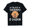 Best Therapy Is Golden Retriever T-Shirt - Casual Everyday Wear Men Women - T-Shirt, Sweatshirt, Hoodie