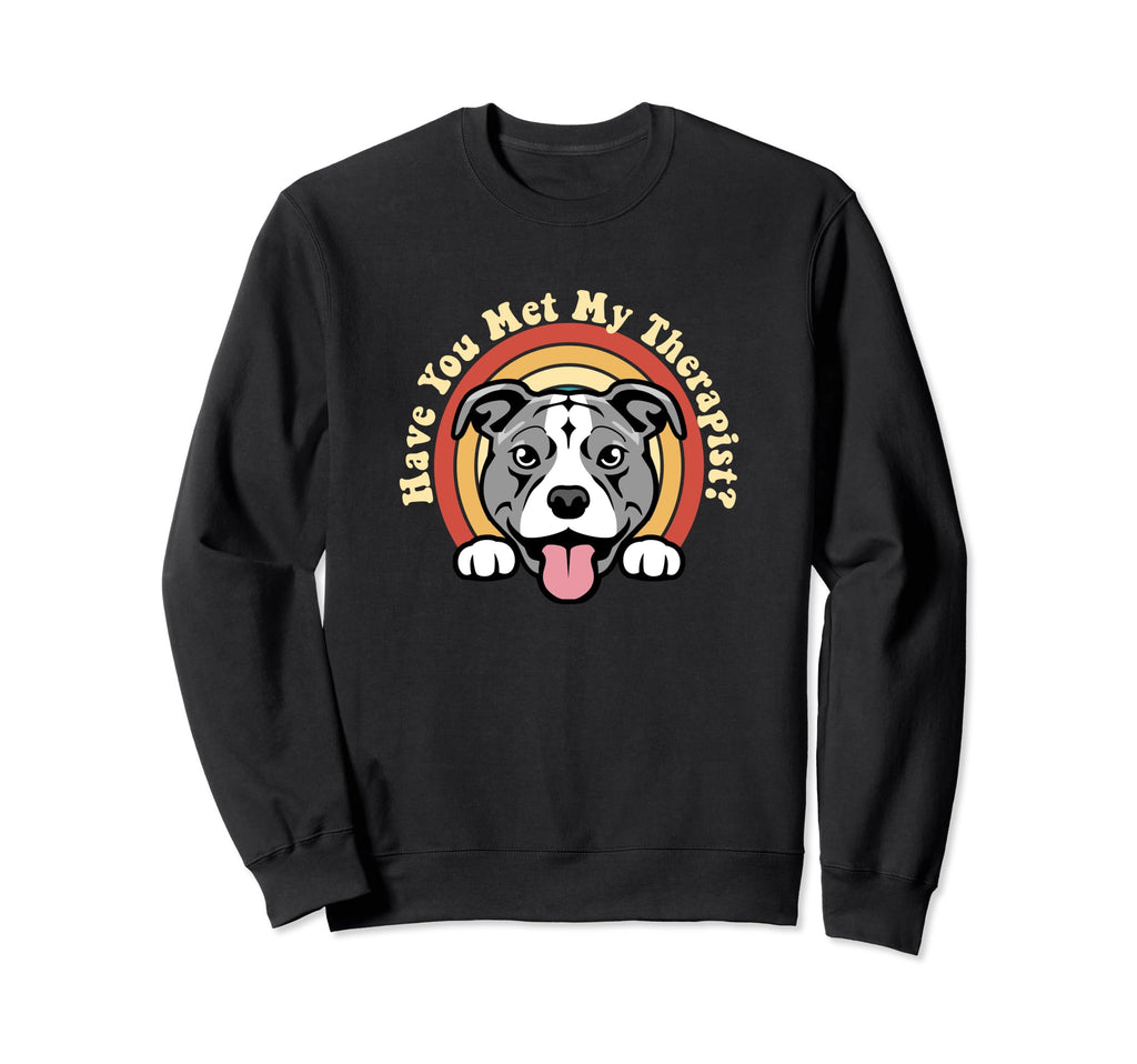 Emotional Support Therapy Dog Sweatshirt - Trendy Graphic for Adults - T-Shirt, Sweatshirt, Hoodie