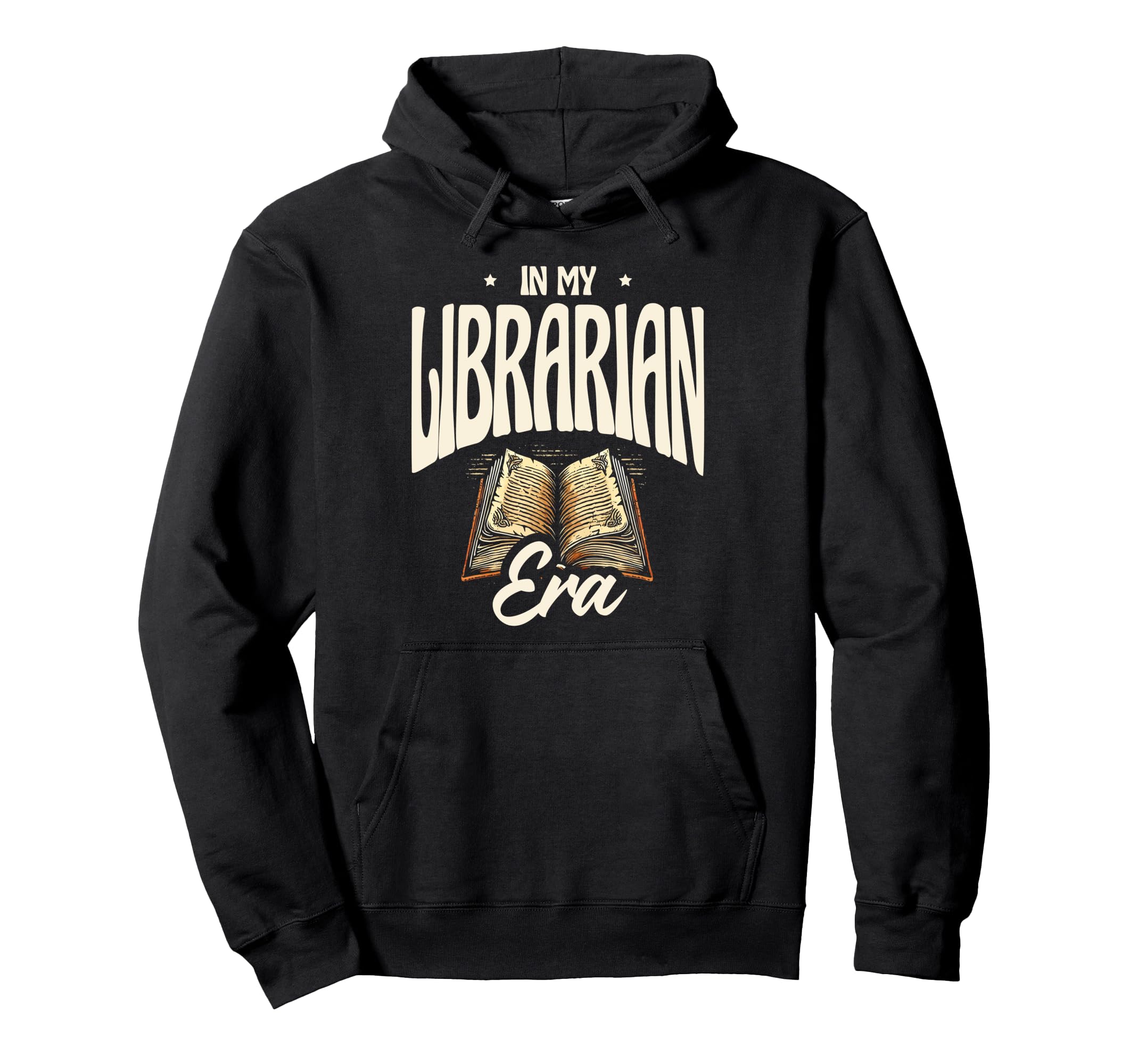 My Librarian Era Library Book Reading Hoodie - Trendy Graphic for Adults - T-Shirt, Sweatshirt, Hoodie
