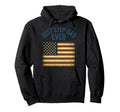 Best Step Dad Ever American Flag Hoodie - Graphic Print Unisex - T-Shirt, Sweatshirt, Hoodie
