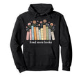 Read More Books Floral Bookworm Hoodie - Streetwear Style Men Women - T-Shirt, Sweatshirt, Hoodie