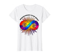 Neurodivergent Future Bright Autism T-Shirt - Unique Graphic for Adults - T-Shirt, Sweatshirt, Hoodie
