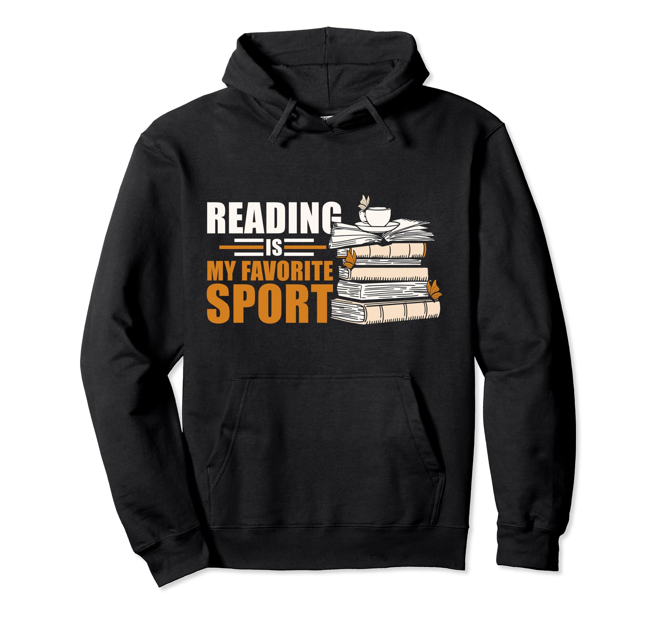 Reading Is My Favorite Sport Introvert Hoodie - Streetwear Style Unisex - T-Shirt, Sweatshirt, Hoodie