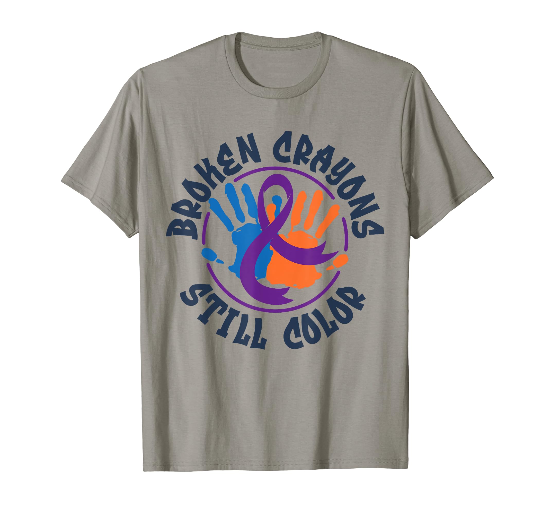 Broken Crayons Still Color Suicide T-Shirt - Unique Graphic Unisex - T-Shirt, Sweatshirt, Hoodie