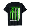 I Wear Green Mental Health Awareness Usa T-Shirt - Graphic Print Unisex - T-Shirt, Sweatshirt, Hoodie