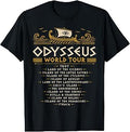 Greek Mythology Odysseus World Tour Ancient Greece History T-Shirt Unisex T-shirt, Sweatshirt, Hoodie, Long Sleeve Tee - T-Shirt, Sweatshirt, Hoodie