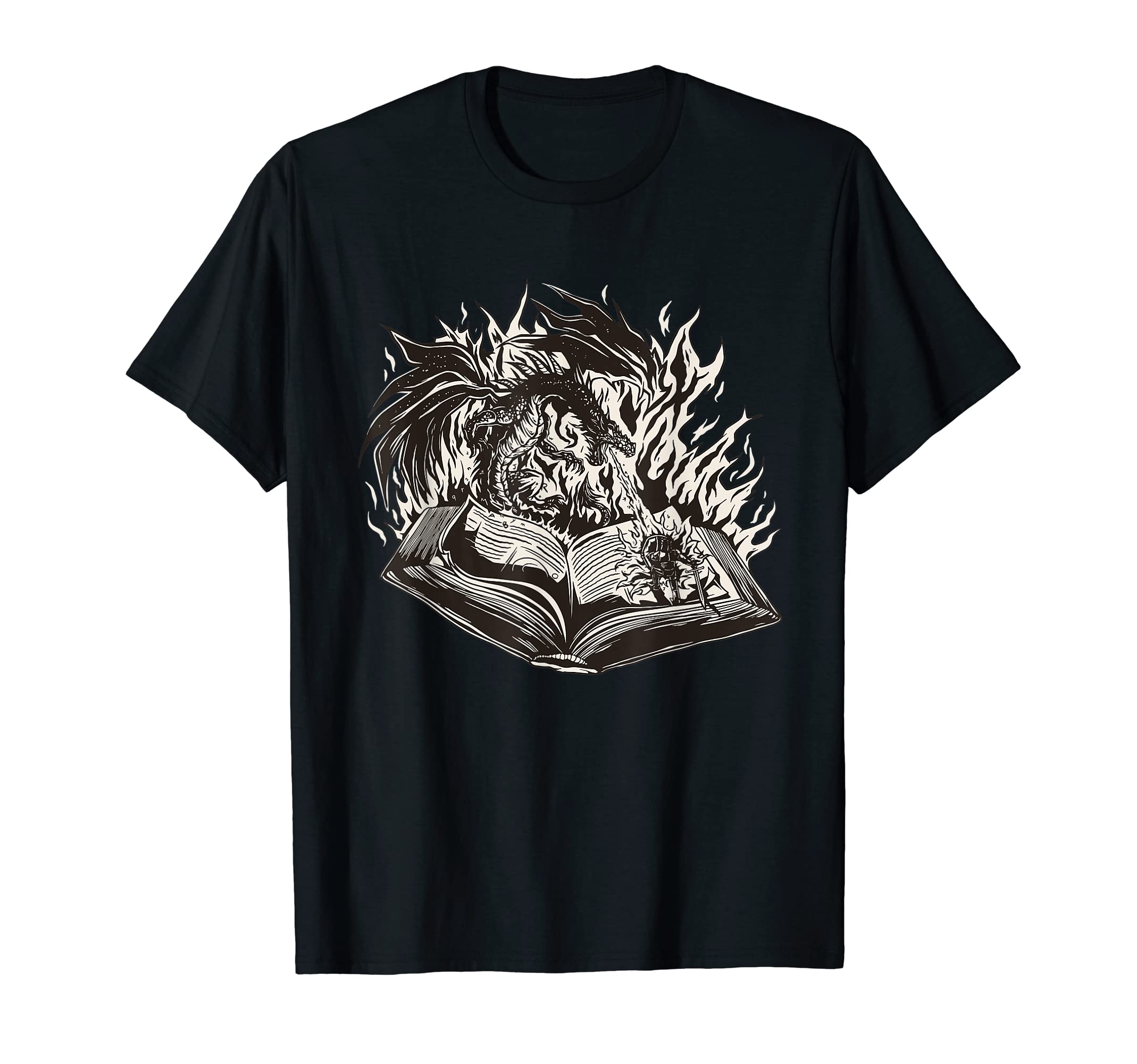 Dragon Book Readers Fantasy Novels T-Shirt - Aesthetic Graphic Unisex - T-Shirt, Sweatshirt, Hoodie