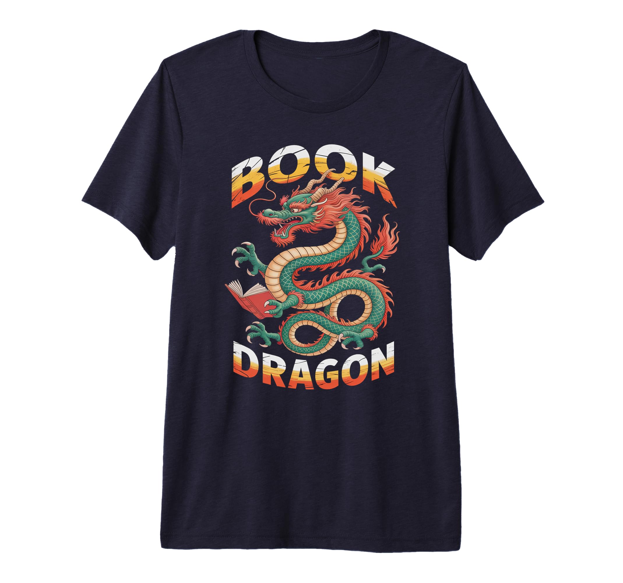 America Bookworm Be Book Dragon T-Shirt - Minimalist Print Men Women - T-Shirt, Sweatshirt, Hoodie