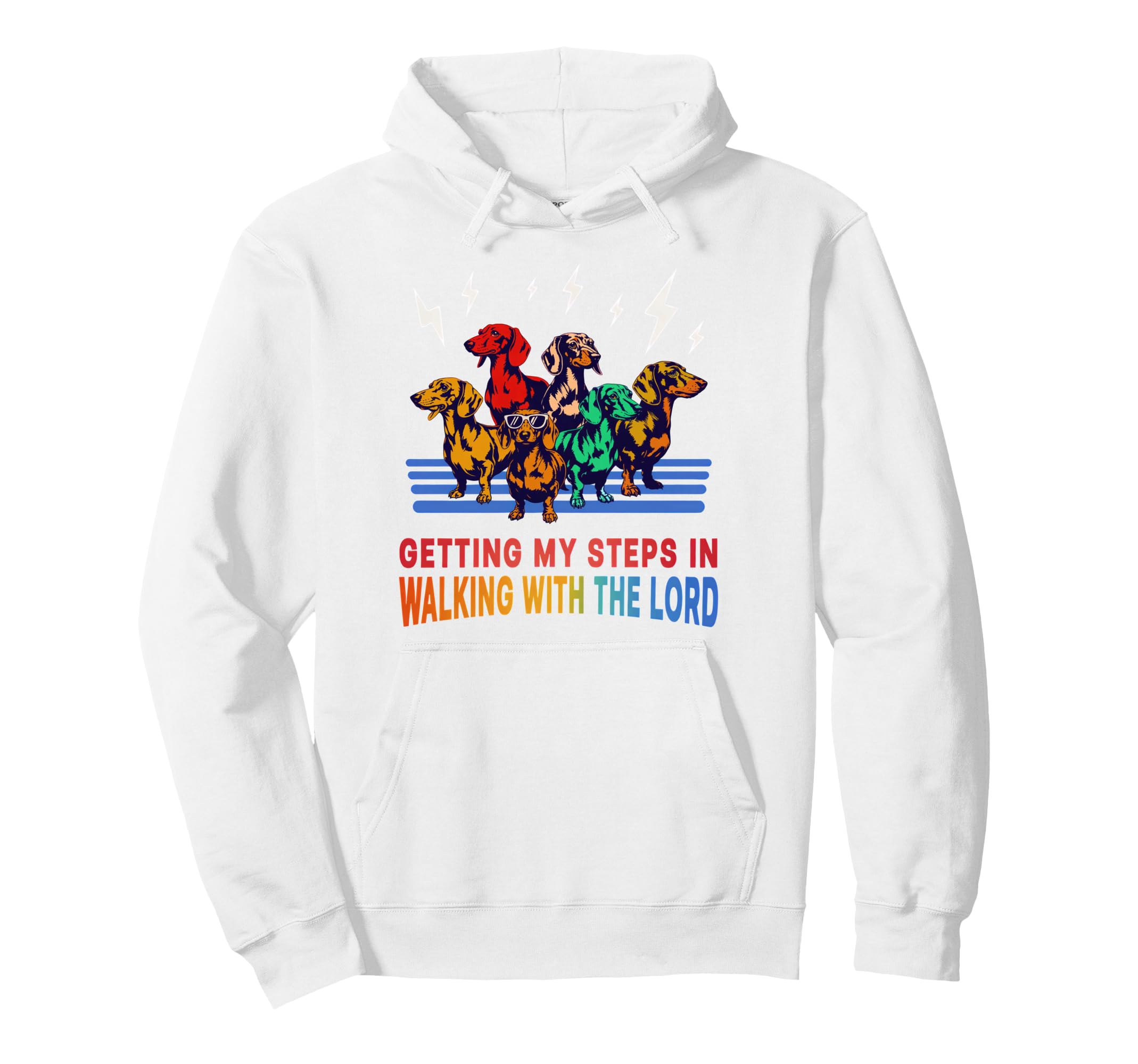 Getting My Steps Walking Lord Dachshund Hoodie - Unique Graphic Men Women - T-Shirt, Sweatshirt, Hoodie